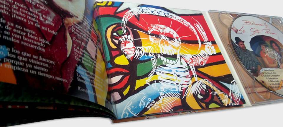 Digipack 2 cuerpos libreto pegado Biellanuei